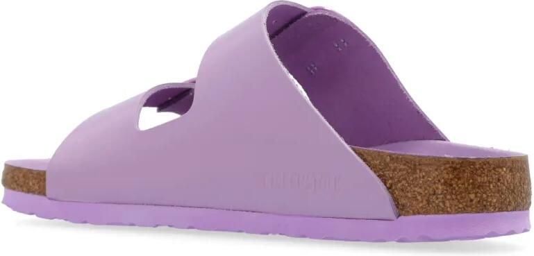 Birkenstock Arizona leren sandalen Paars - Foto 5