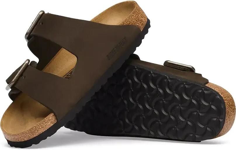Birkenstock Arizona platte sandalen met gespsluiting Bruin - Foto 4