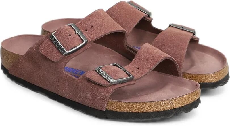 Birkenstock Arizona platte sandalen met gespsluiting Roze - Foto 4