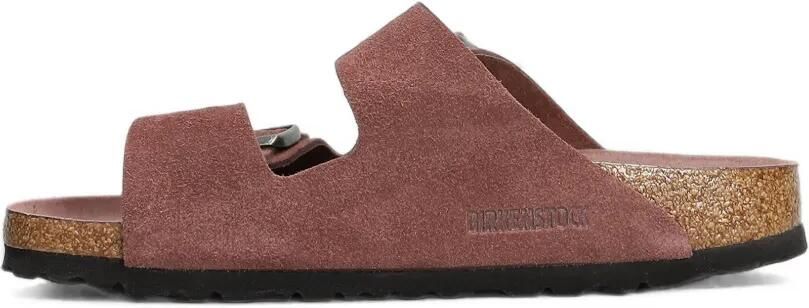 Birkenstock Arizona platte sandalen met gespsluiting Roze - Foto 5