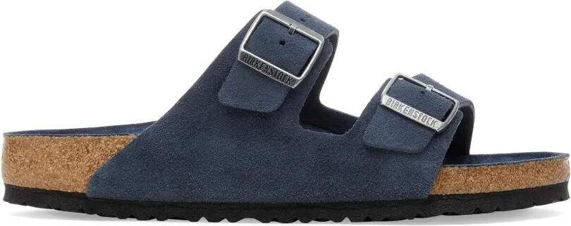 Birkenstock Arizona sandalen met dubbele bandjes Blauw