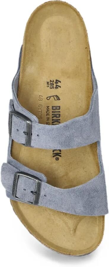 Birkenstock Arizona sandalen met dubbele bandjes Blauw - Foto 3