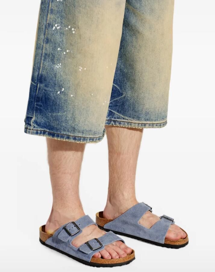 Birkenstock Arizona sandalen met dubbele bandjes Blauw - Foto 2