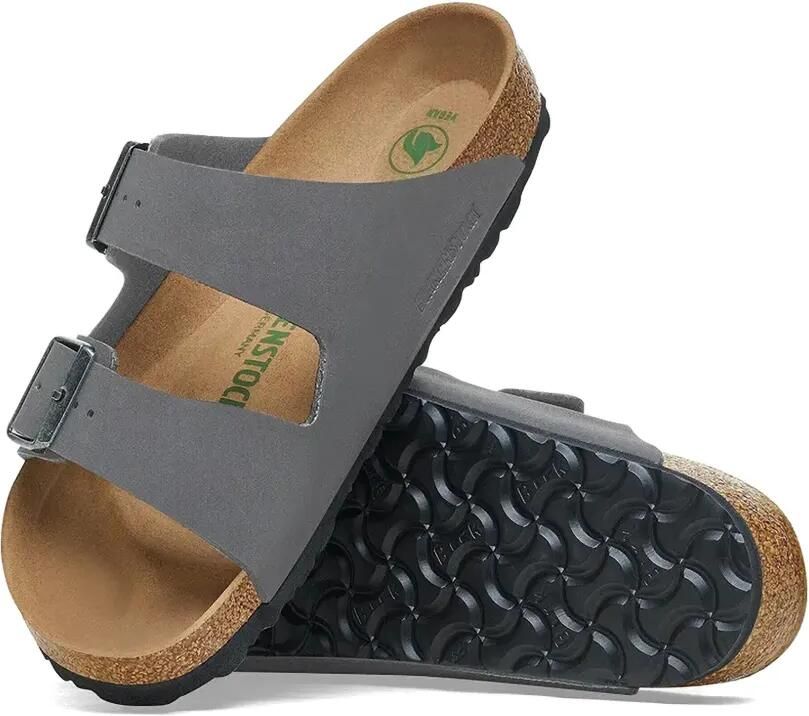 Birkenstock Arizona sandalen met dubbele bandjes Grijs - Foto 3