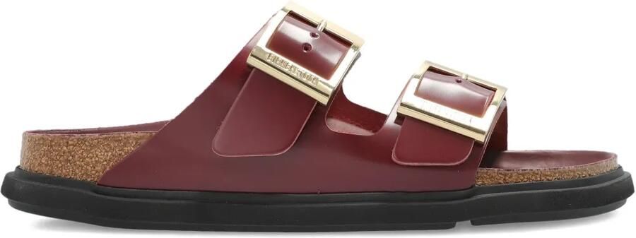 Birkenstock Arizona sandalen met dubbele gesp Rood