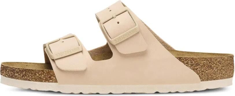 Birkenstock Arizona sandalen met gesp Beige