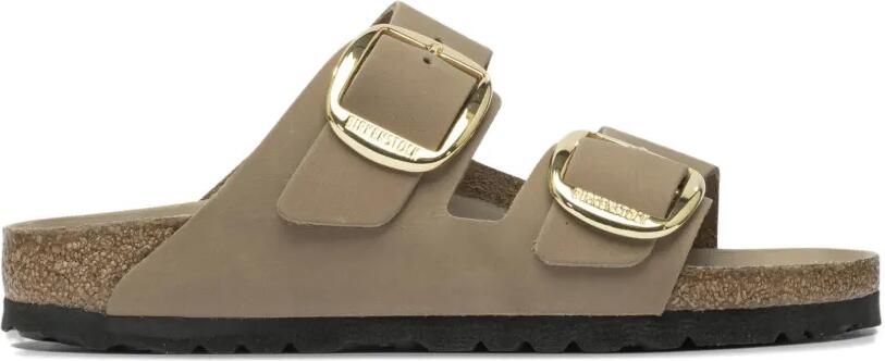 Birkenstock Arizona sandalen met gesp Beige