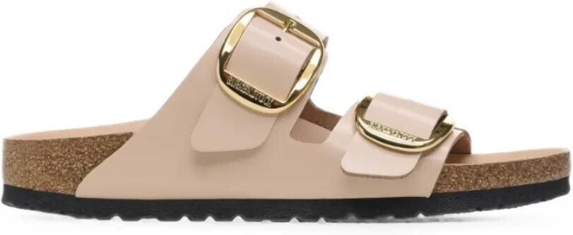 Birkenstock Arizona sandalen met gesp Beige