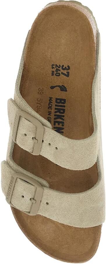 Birkenstock Arizona sandalen met gesp Beige - Foto 4