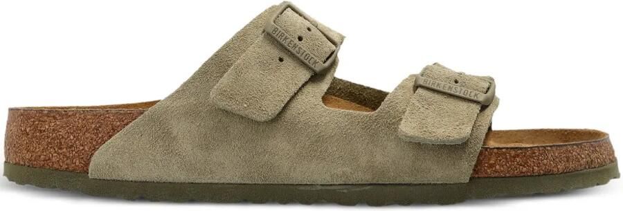 Birkenstock Arizona sandalen met gesp Groen