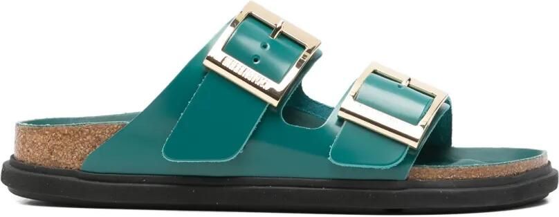 Birkenstock Arizona sandalen met gesp Groen