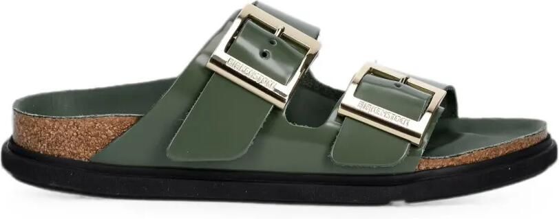 Birkenstock Arizona sandalen met gesp Groen