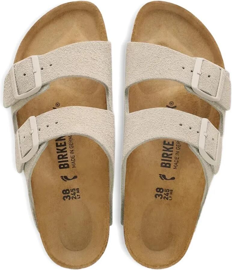 Birkenstock Arizona sandalen met gespsluiting Beige - Foto 2