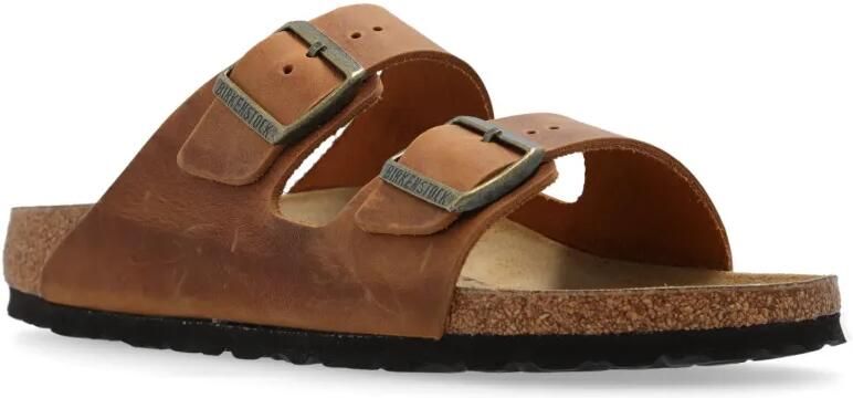 Birkenstock Arizona sandalen met gespsluiting Bruin - Foto 4