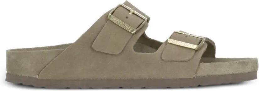 Birkenstock Arizona sandalen met gespsluiting Bruin