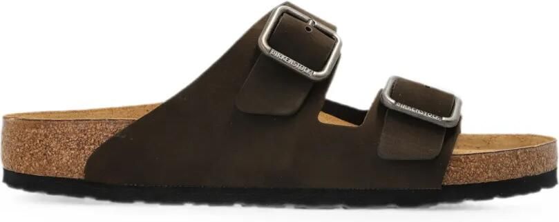 Birkenstock Arizona sandalen met gespsluiting Bruin