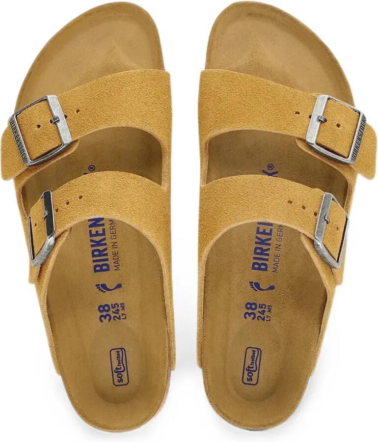 Birkenstock Arizona sandalen met gespsluiting Bruin