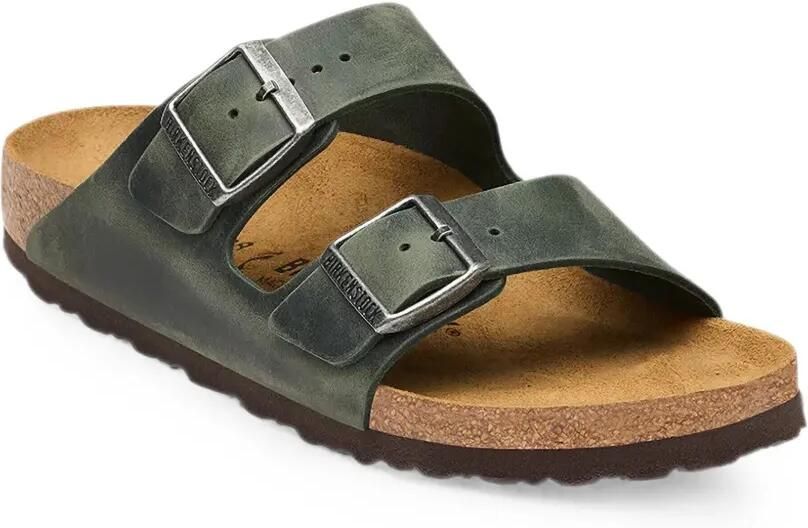 Birkenstock Arizona sandalen met gespsluiting Groen