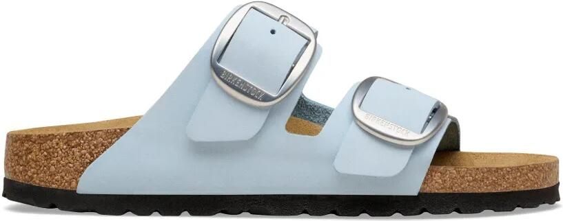 Birkenstock Arizona sandalen met grote gesp Blauw