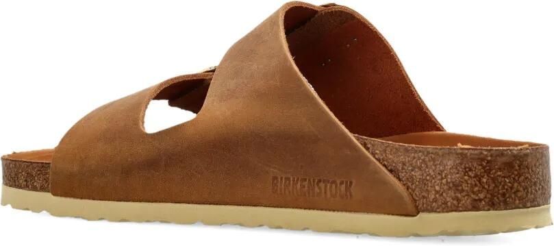 Birkenstock Arizona sandalen met grote gesp Bruin - Foto 5