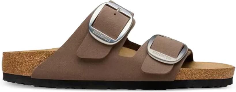Birkenstock Arizona sandalen met grote gesp Bruin