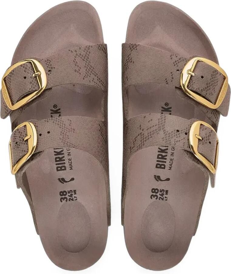 Birkenstock Arizona sandalen met slangen-effect Bruin - Foto 2