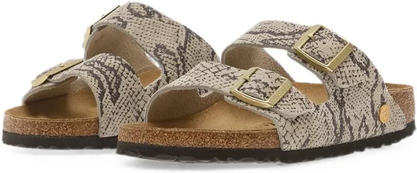 Birkenstock Arizona sandalen met slangenleer-effect Groen - Foto 3