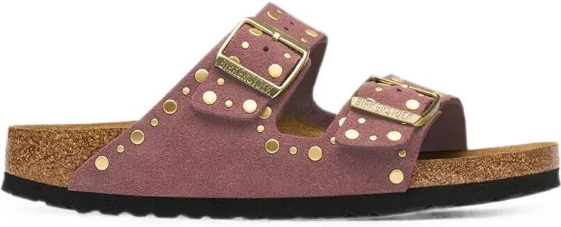 Birkenstock Arizona sandalen met studs Roze