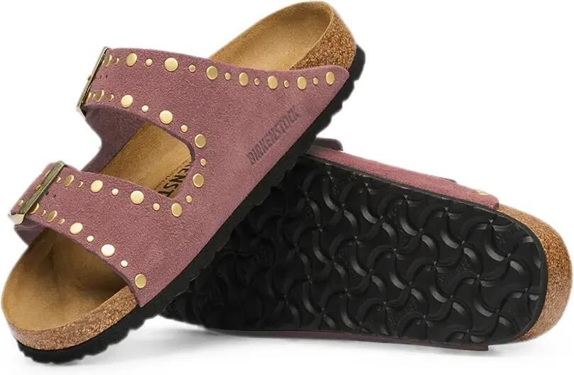 Birkenstock Arizona sandalen met studs Roze - Foto 3