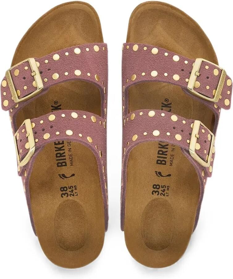 Birkenstock Arizona sandalen met studs Roze - Foto 2