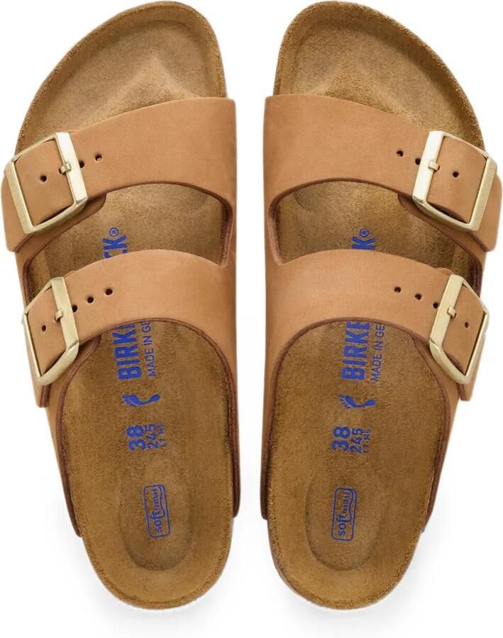 Birkenstock Arizona sandalen met zacht voetbed Bruin - Foto 2