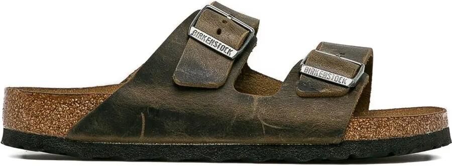 Birkenstock Arizona sandalen met zacht voetbed Groen
