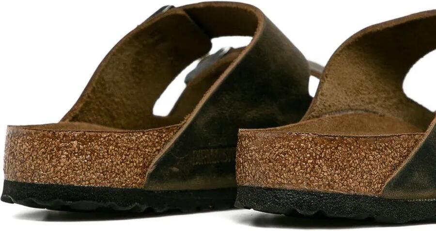 Birkenstock Arizona sandalen met zacht voetbed Groen - Foto 3