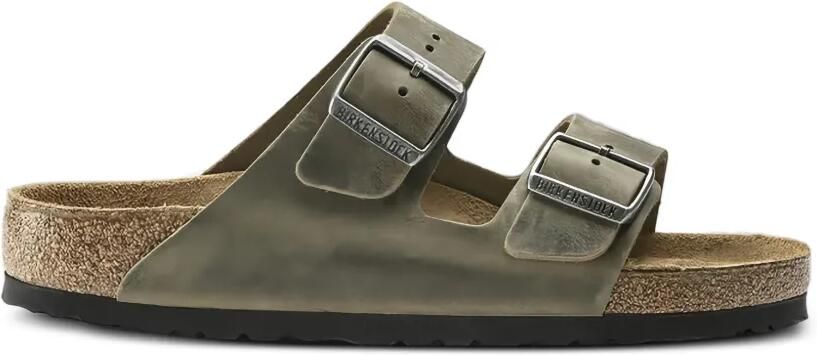 Birkenstock Arizona sandalen met zacht voetbed Groen
