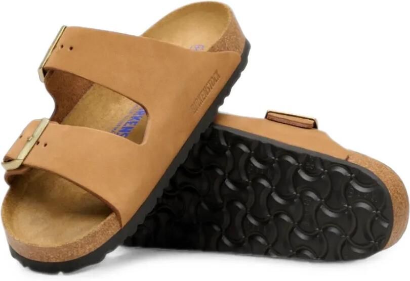 Birkenstock Arizona SFB sandalen met gesp aan de zijkant Bruin - Foto 3