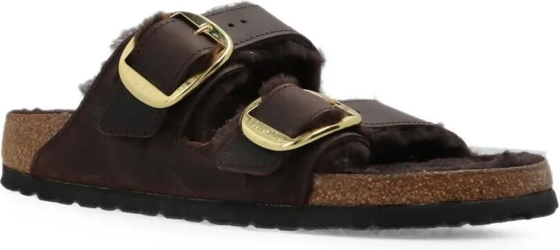 Birkenstock Arizona Big Buckle Shearling sandals Bruin - Foto 5