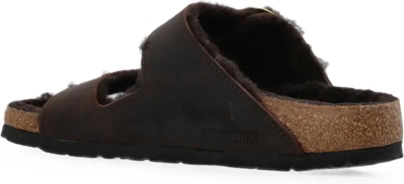 Birkenstock Arizona Big Buckle Shearling sandals Bruin - Foto 4