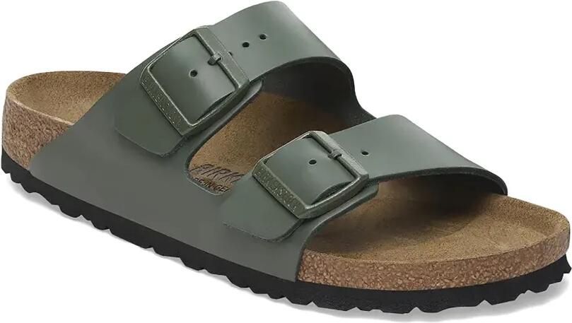 Birkenstock Arizona slippers met dubbele bandjes Groen - Foto 2