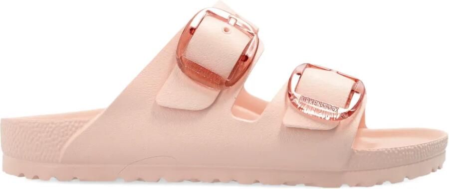 Birkenstock Arizona slippers met gesp Beige