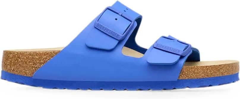 Birkenstock Arizona slippers met gesp Blauw