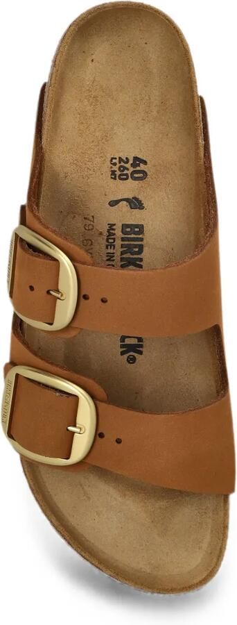 Birkenstock Arizona slippers met gesp Bruin - Foto 3