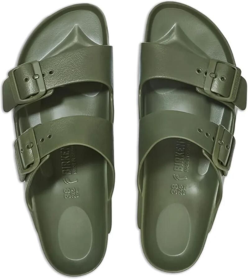 Birkenstock Arizona slippers met gesp Groen - Foto 2