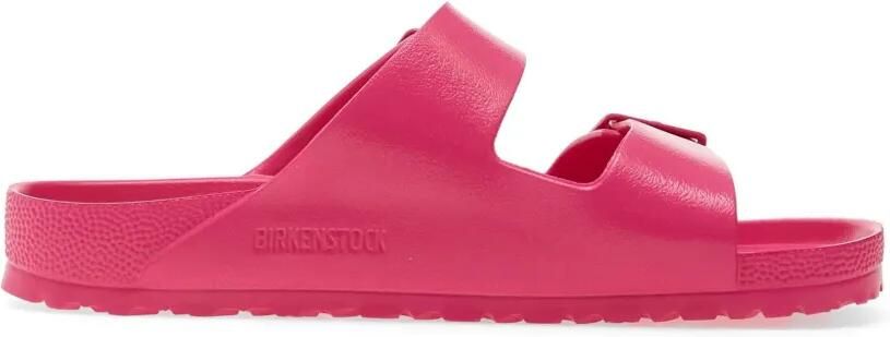 Birkenstock Arizona slippers met gespbandje Roze