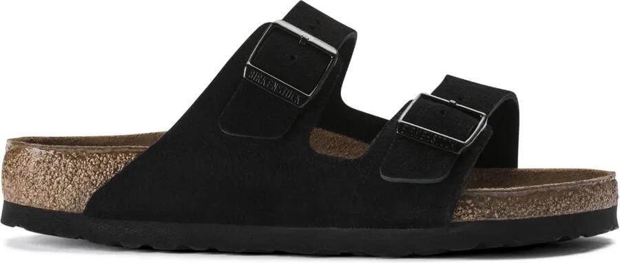 Birkenstock Arizona Soft Footbed sandalen Zwart