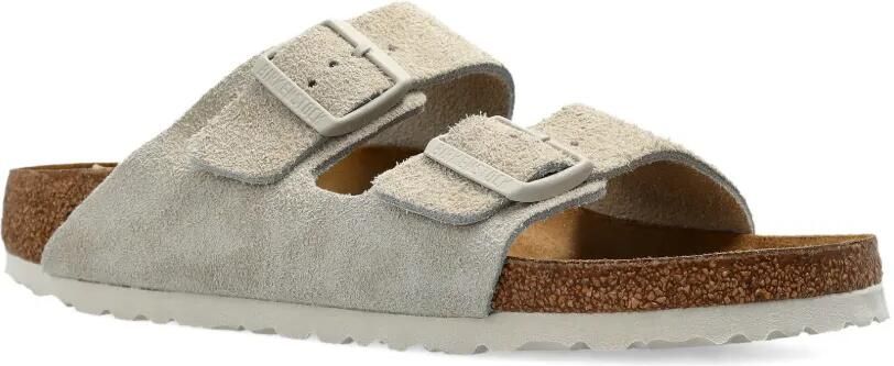 Birkenstock Arizona suède sandalen Beige - Foto 4
