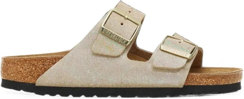 Birkenstock Arizona suède sandalen Beige