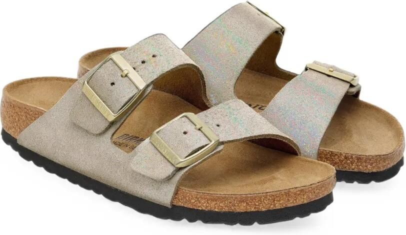 Birkenstock Arizona suède sandalen Beige - Foto 4