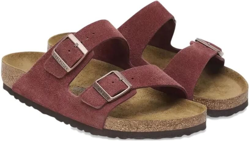Birkenstock Arizona suède sandalen Bruin - Foto 2