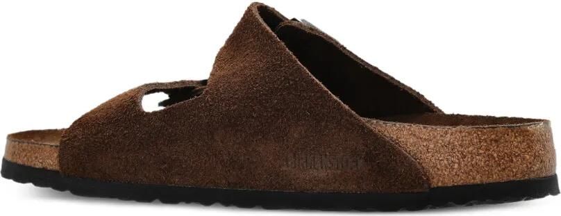 Birkenstock Arizona suède sandalen Bruin - Foto 4