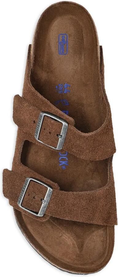 Birkenstock Arizona suède sandalen Bruin - Foto 3
